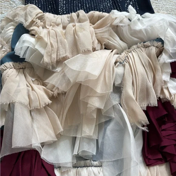 Alice + Olivia Ruffled Strapless Dress - Sample size - Picture 3 of 9